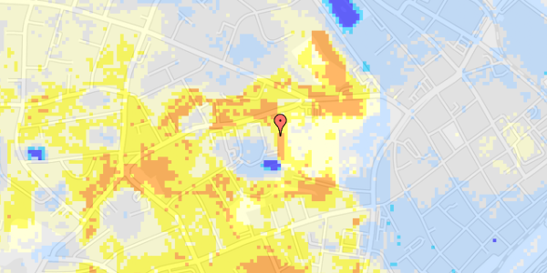 Ekstrem regn på Gurrevej 5, 1. th