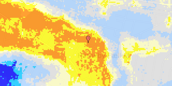 Ekstrem regn på Gyvelvej 13