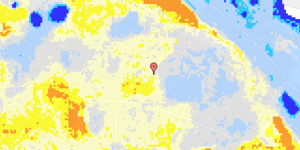 Ekstrem regn på Hamlets Vænge 11B, st. 