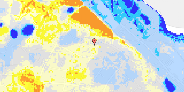 Ekstrem regn på Hamlets Vænge 27B, 1. 