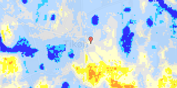 Ekstrem regn på Hornbækvej 448