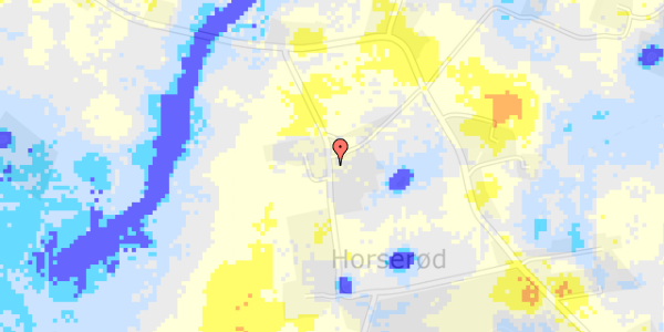 Ekstrem regn på Horserød Byvej 4A