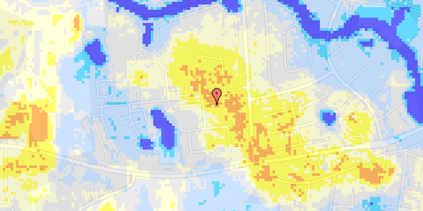 Ekstrem regn på Hovgårdsparken 3, 1. th