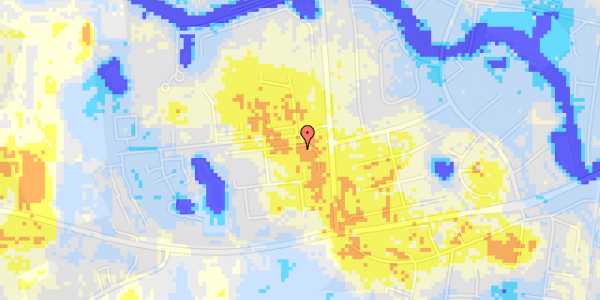 Ekstrem regn på Hovgårdsparken 11, 1. th