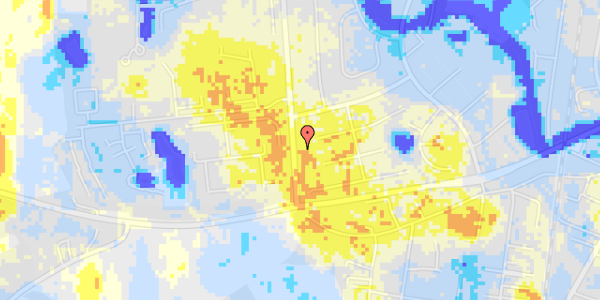 Ekstrem regn på Hovvej 91