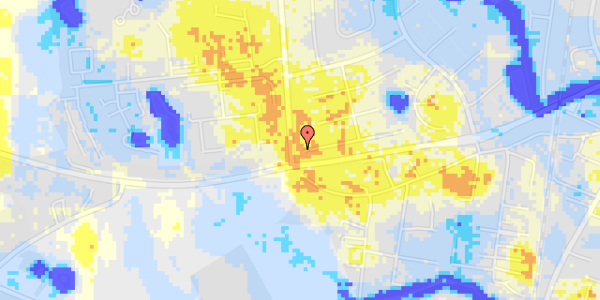 Ekstrem regn på Hovvej 101