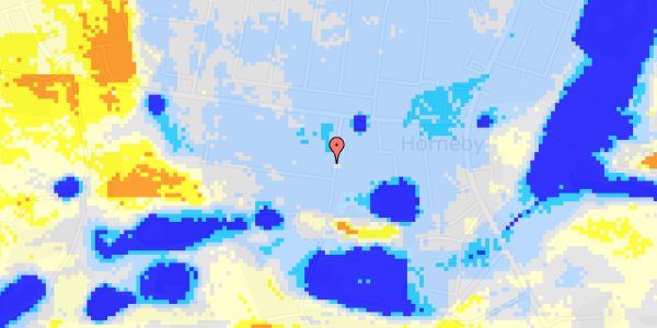 Ekstrem regn på Hybenvej 6