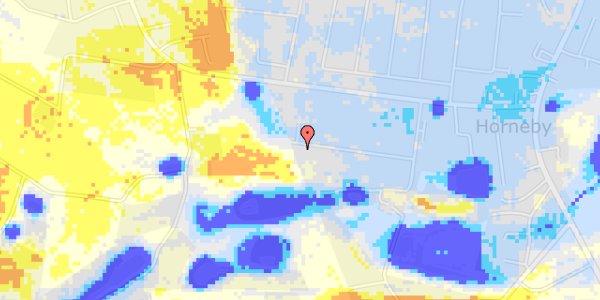 Ekstrem regn på Hybenvej 35