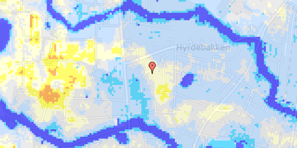 Ekstrem regn på Hyrdevej 18