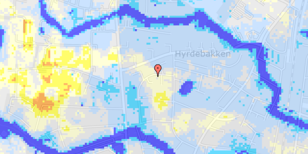 Ekstrem regn på Hyrdevej 26