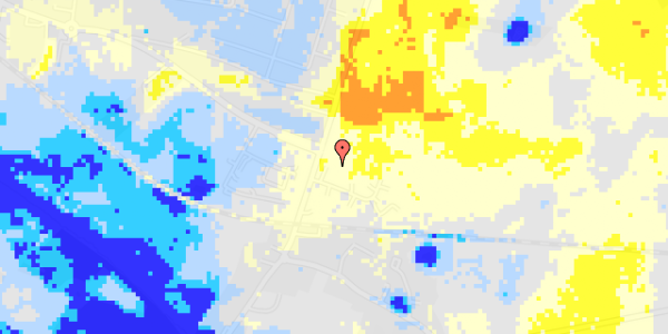 Ekstrem regn på Karl Olsens Vej 1