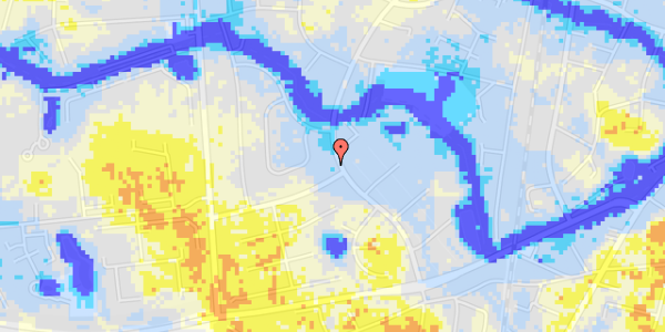 Ekstrem regn på Kofod Anchers Vej 48