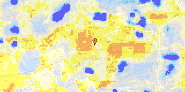 Ekstrem regn på Lerbakkevej 2