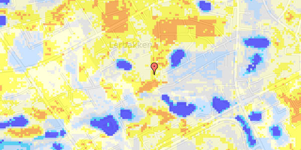 Ekstrem regn på Lerbakkevej 116, 1. 