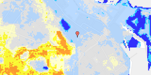 Ekstrem regn på Ll Lundegade 7, 1. tv