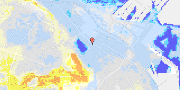 Ekstrem regn på Lundegade 26A, 1. th