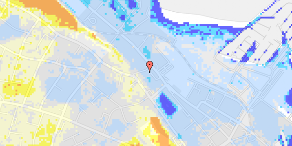 Ekstrem regn på Marienlyst Alle 30, st. 4