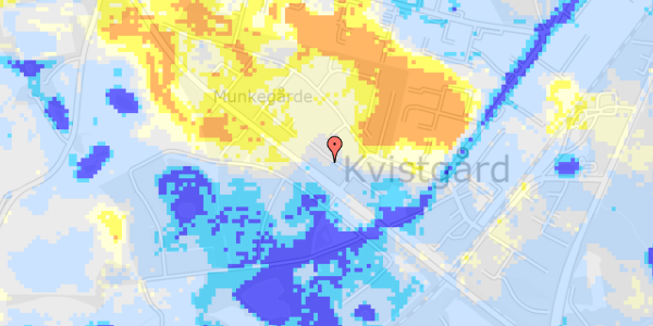 Ekstrem regn på Munkesøvej 15