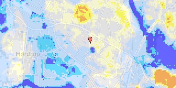 Ekstrem regn på Mørdrupvej 71F