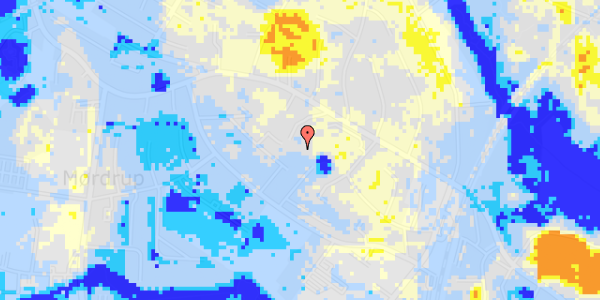 Ekstrem regn på Mørdrupvej 73K