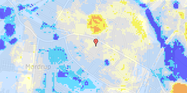 Ekstrem regn på Mørdrupvej 79A