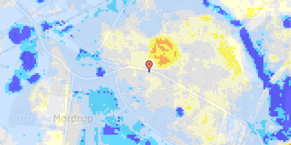 Ekstrem regn på Mørdrupvej 89A