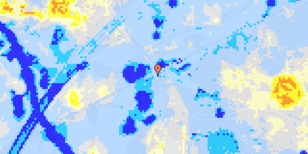 Ekstrem regn på Mørdrupvej 139