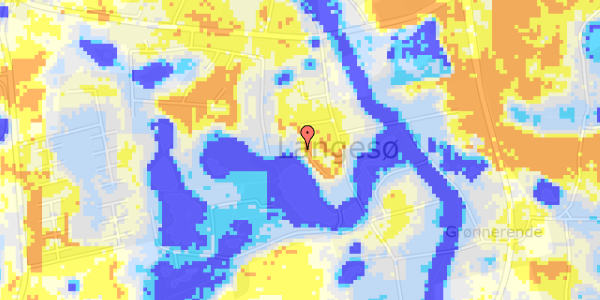 Ekstrem regn på N W Larsens Vej 12