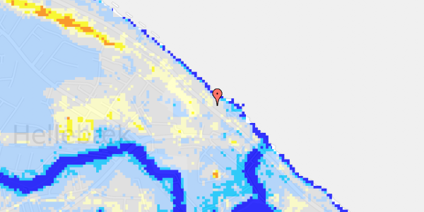 Ekstrem regn på Nordre Strandvej 150A