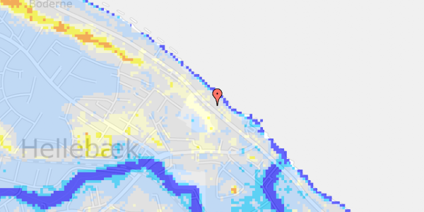 Ekstrem regn på Nordre Strandvej 154B