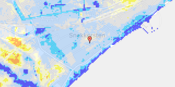 Ekstrem regn på Parallelvej 18A