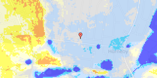 Ekstrem regn på Pilegårdsvej 19