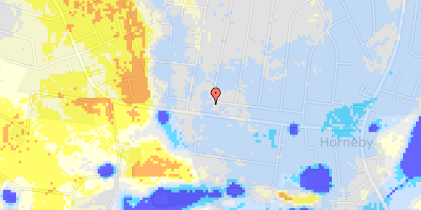 Ekstrem regn på Pilegårdsvej 29