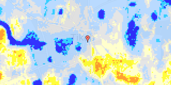 Ekstrem regn på Præstegårdsvej 14