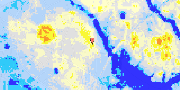 Ekstrem regn på Roligheds Alle 23