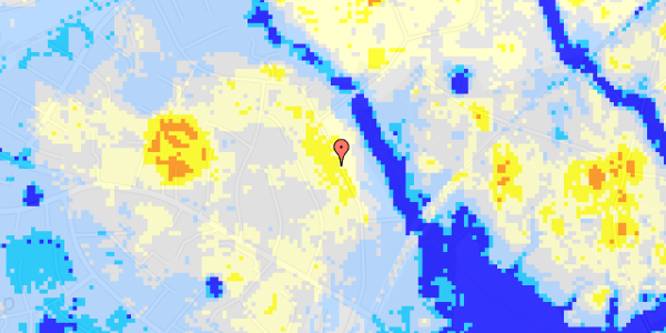 Ekstrem regn på Roligheds Alle 29