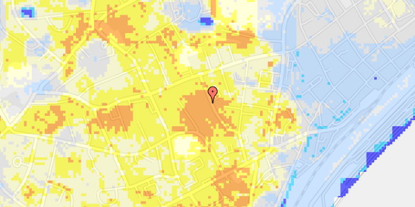 Ekstrem regn på Rolighedsvej 17