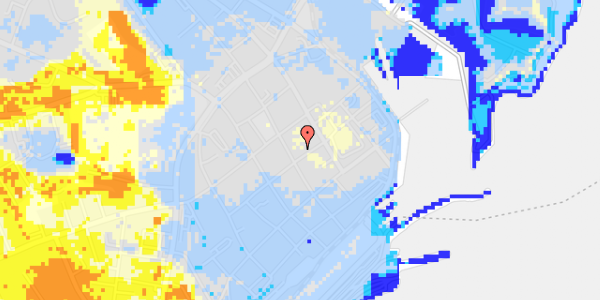 Ekstrem regn på Sct Olai Gade 37C, 1. 