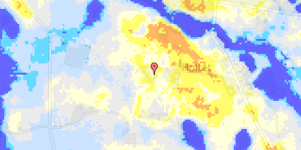 Ekstrem regn på Slamatvej 3A