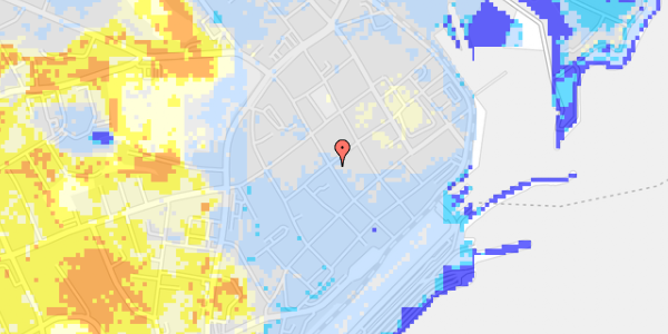 Ekstrem regn på Stjernegade 12B