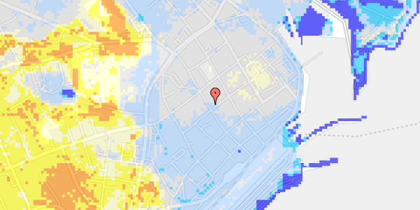 Ekstrem regn på Stjernegade 16C, 2. th