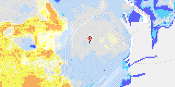 Ekstrem regn på Stjernegade 22, 3. th