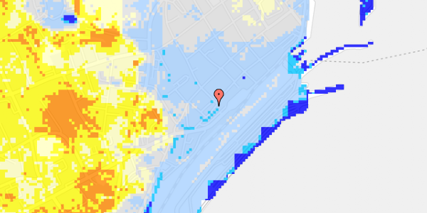 Ekstrem regn på Strandgade 23