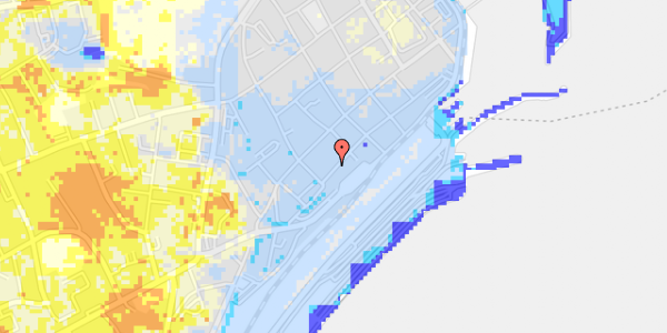 Ekstrem regn på Strandgade 37, 1. th