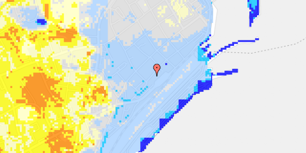 Ekstrem regn på Strandgade 38, st. 