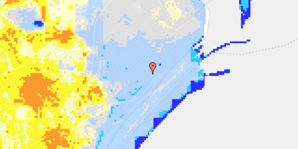 Ekstrem regn på Strandgade 42