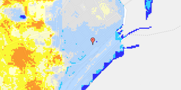 Ekstrem regn på Strandgade 43