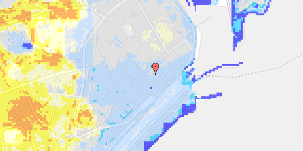 Ekstrem regn på Strandgade 55B