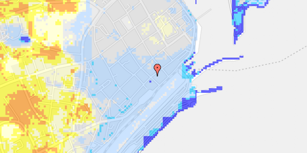 Ekstrem regn på Strandgade 60, 1. th