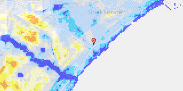 Ekstrem regn på Strandvejen 244B